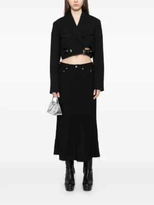 【RICK OWENS】ロングペンシルスカート リックオウエンス ロングスカート（RICK OWENS(リックオウエンス