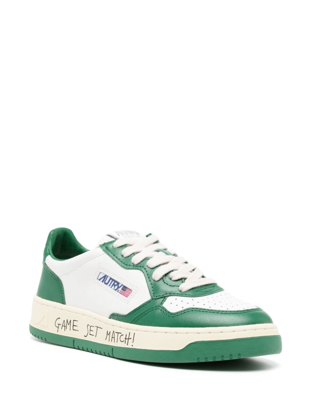 Autry Medalist leren sneakers - Groen