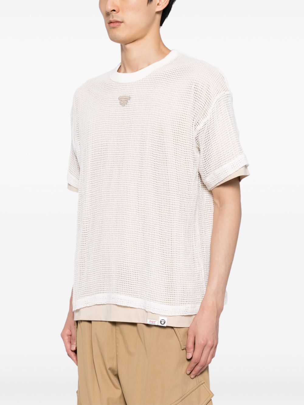 AAPE BY *A BATHING APE layered cotton T-shirt Men