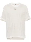 AAPE BY *A BATHING APE® layered cotton T-shirt - White