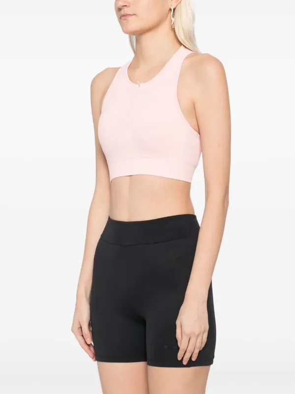 Nike x MMW zip up Sports Bra Pink FARFETCH TR