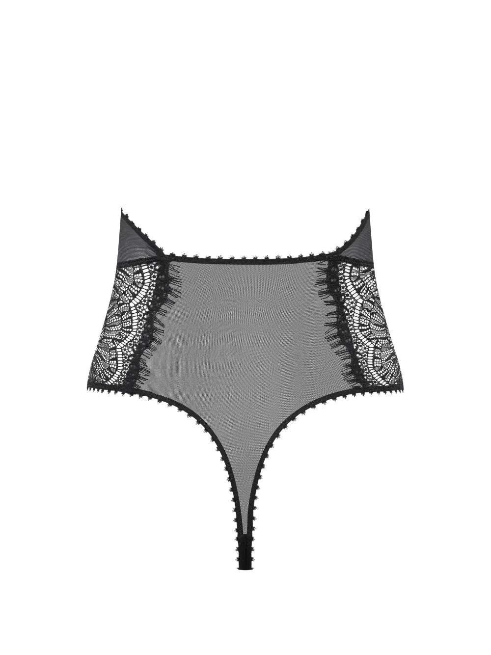 Maison Close Doorzichtige body Zwart