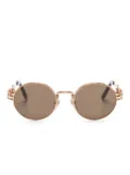 Jean Paul Gaultier round-frame sunglasses - Gold