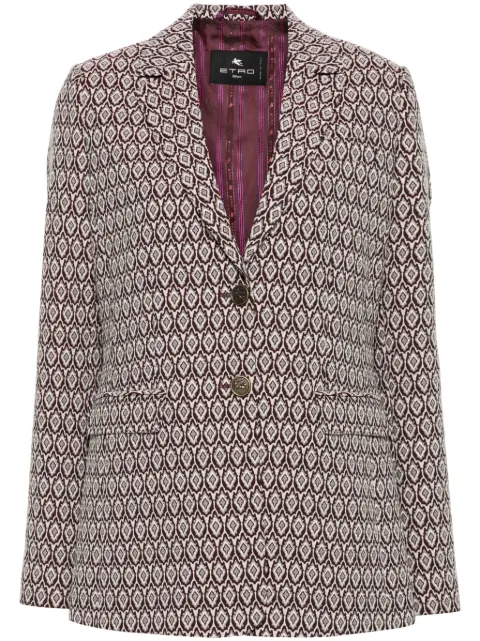 ETRO Jacquard-Sakko