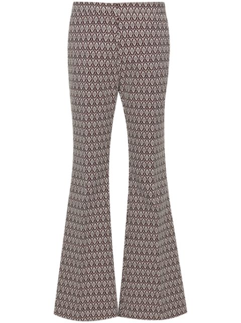 ETRO jacquard trousers Women