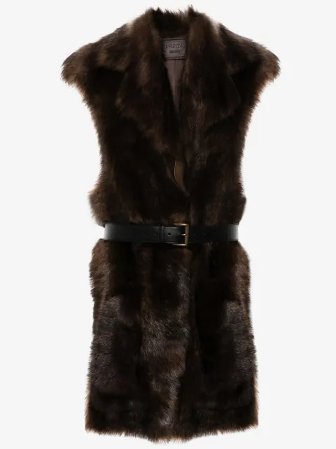 Prada fur gilet