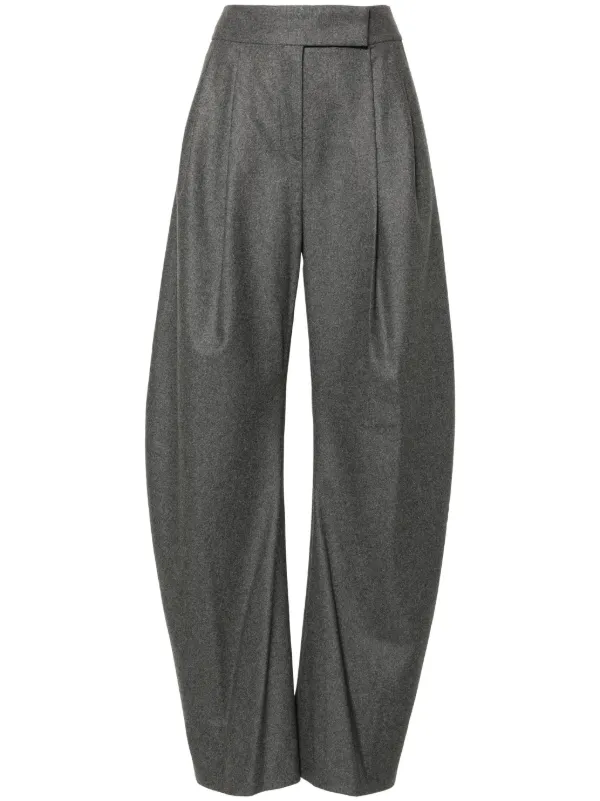 パンツ THE ATTICO GARY PANTS IN COTTON FIL CUPE THE ATTICO Gary Long Pant in Beige | FWRD