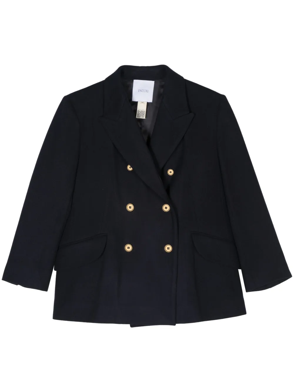Shop Patou Iconic Blazer In Blue