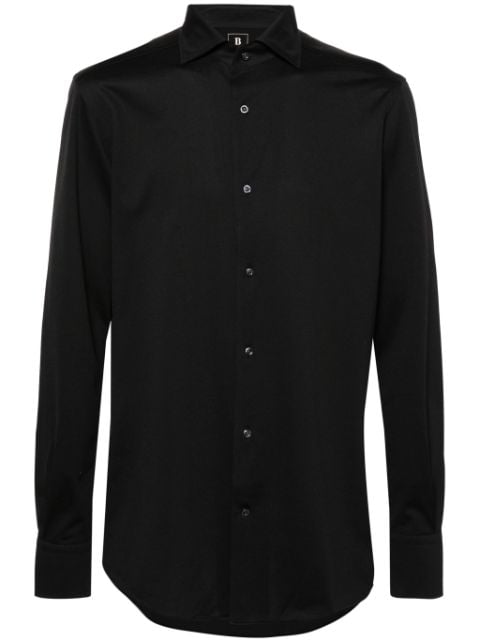 Boggi Milano Japanese-jersey shirt