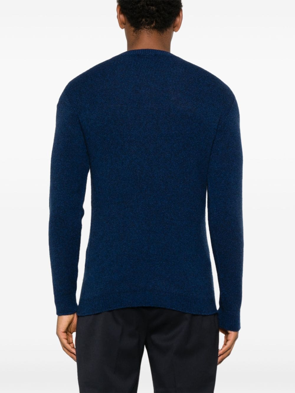 Shop Roberto Collina Crew-neck Sweater In Blue