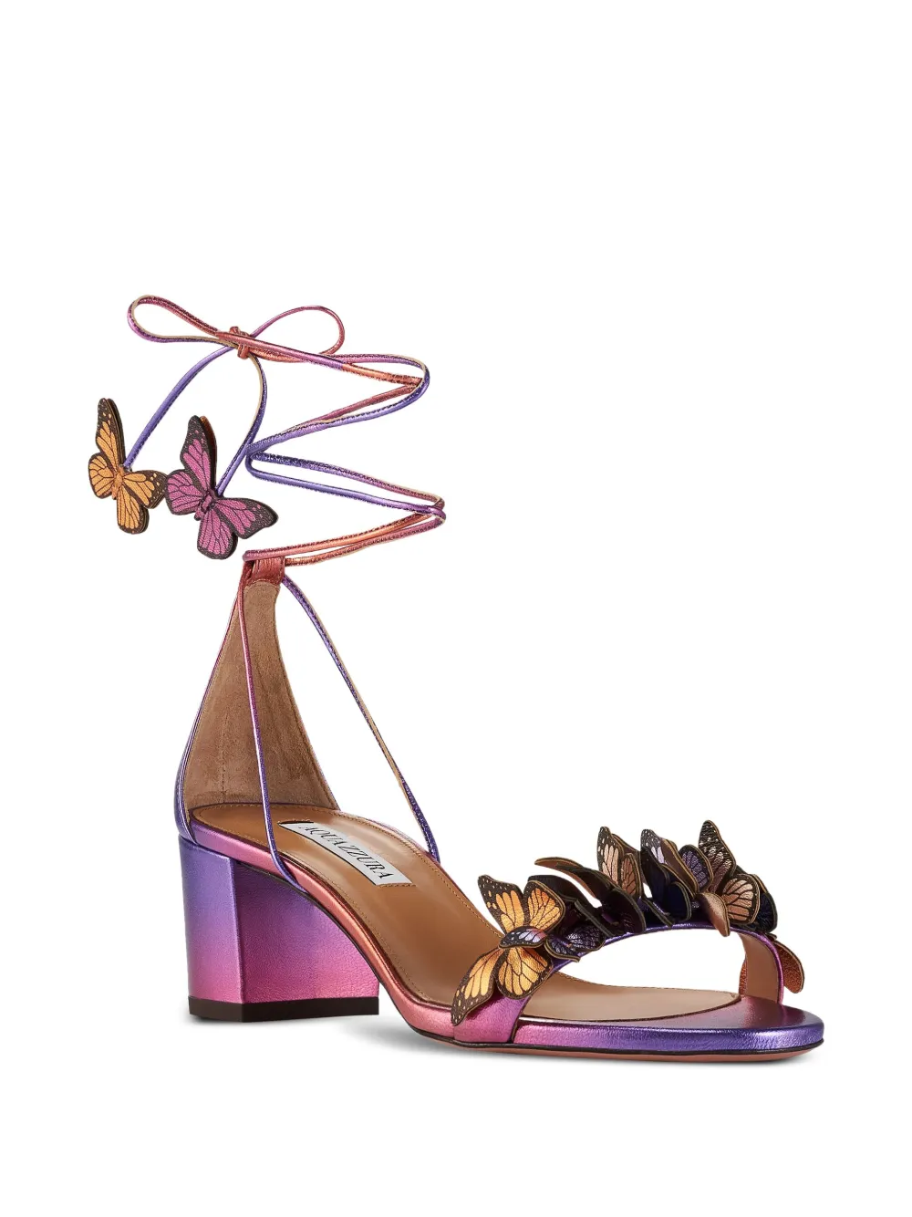 Aquazzura 40 mm Papillon sandalen - Roze