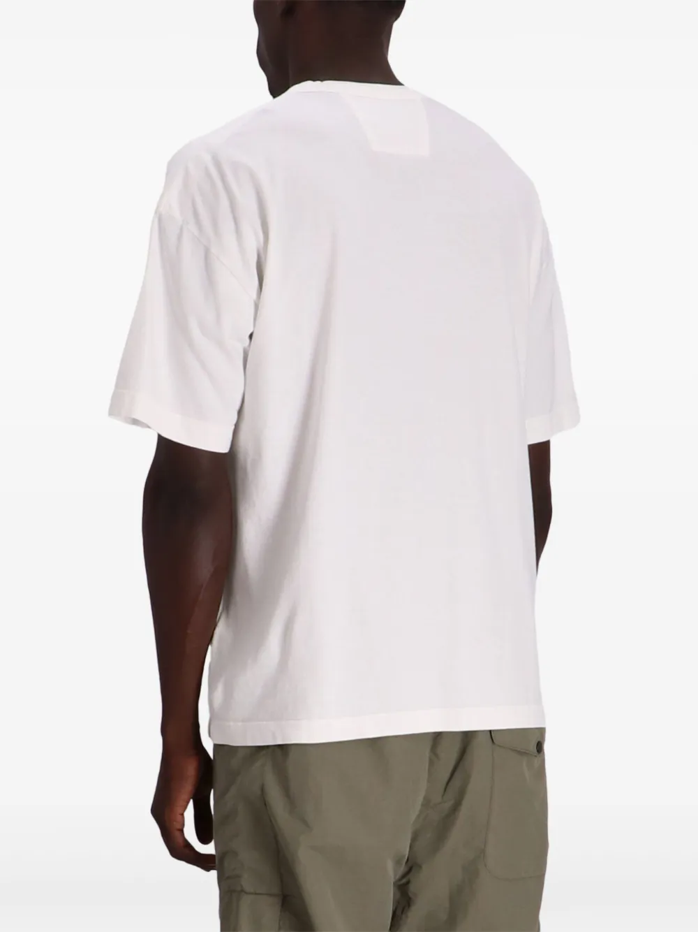 C.P. Company Katoenen T-shirt met logo Beige