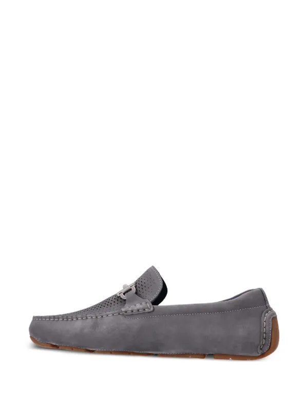 Cole Haan Grand Laser Bit Driving Loafers | Grey | FARFETCH
