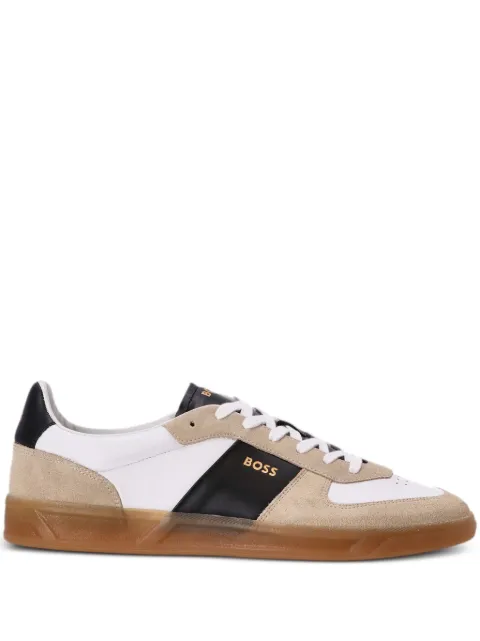 BOSS embossed-logo trainers