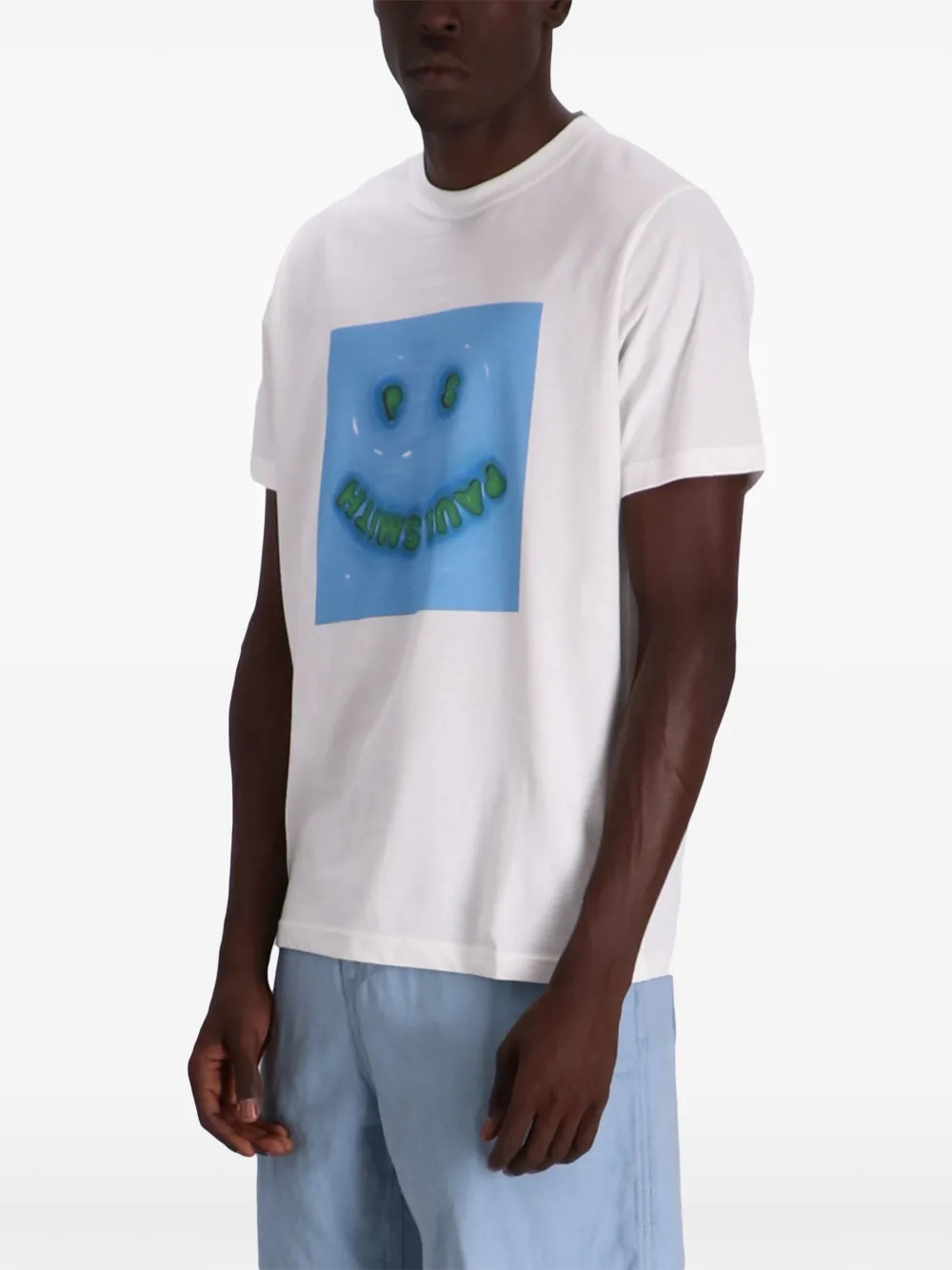 PS Paul Smith Happy Float T-shirt Wit
