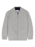 Il Gufo wool full-zip cardigan - Grey