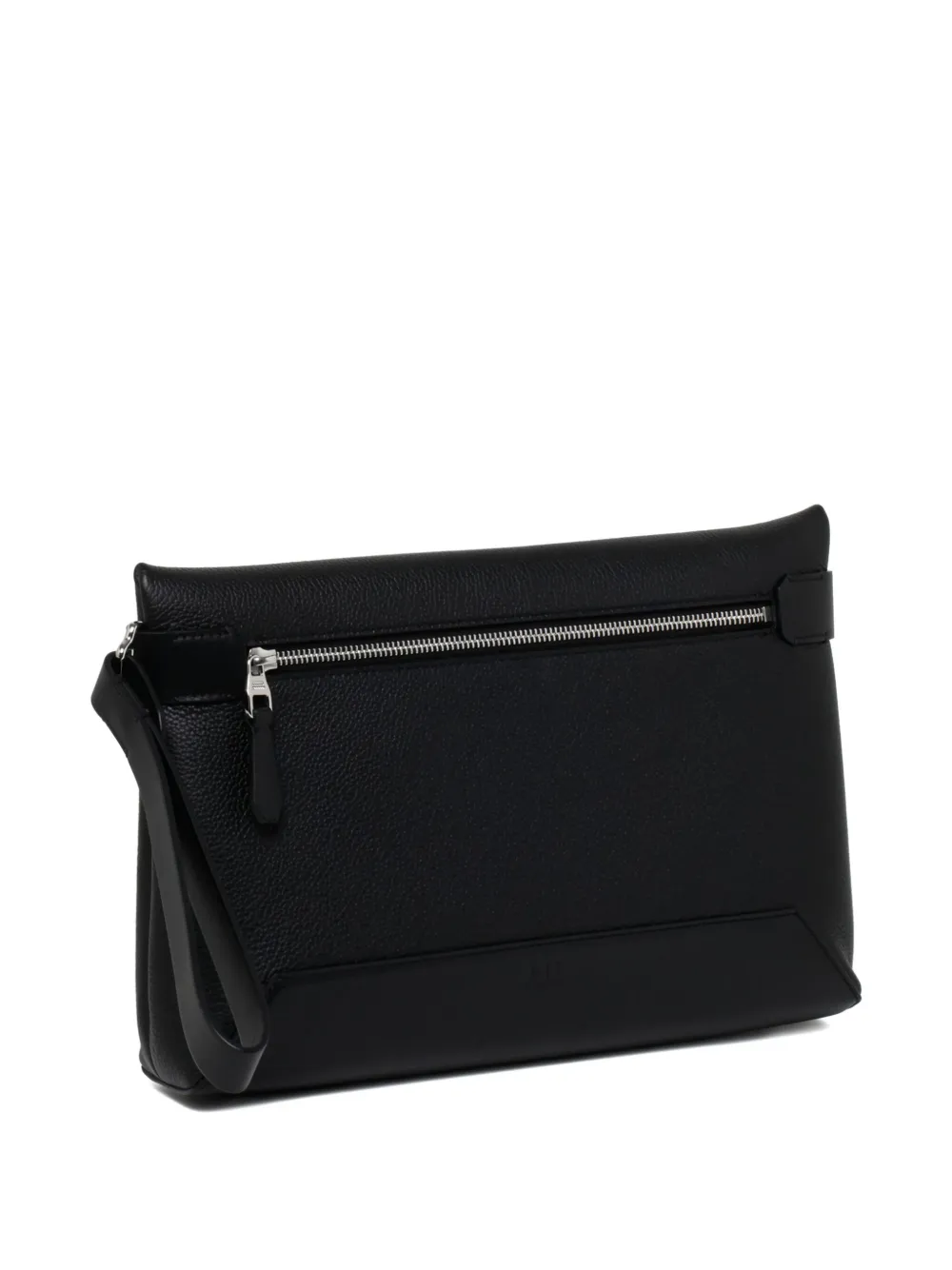 Dunhill 1893 clutch met harnas rits Zwart