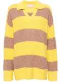 BAPY BY *A BATHING APE® polo knit jumper - Yellow