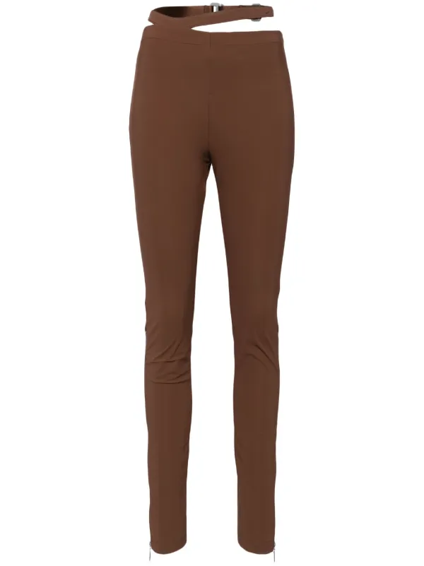 ボトムスその他 JACQUEMUS Brown trousers in silk blend 24387364_54557718_600.jpg