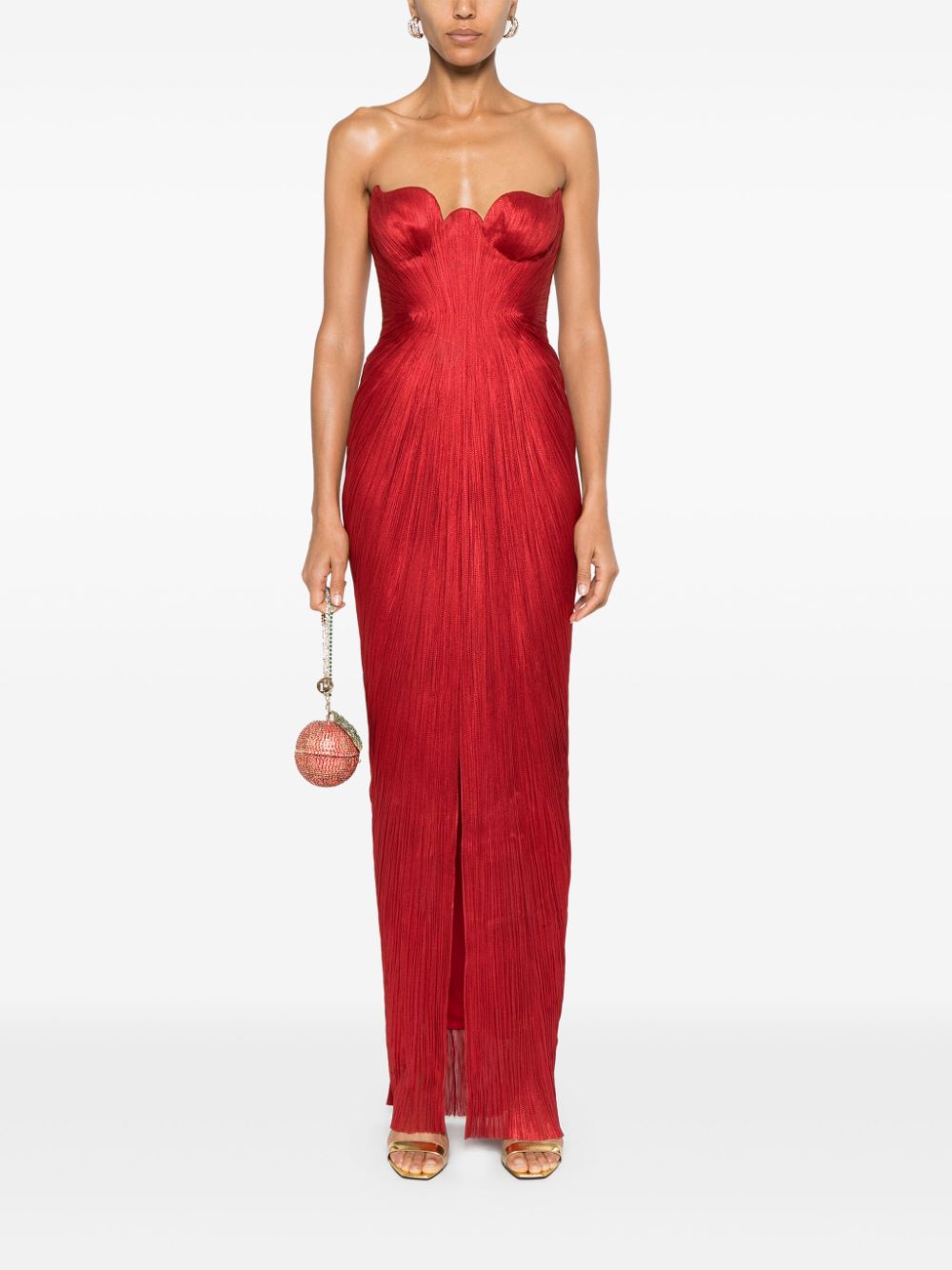 Maria Lucia Hohan Jasleen gown - Rood