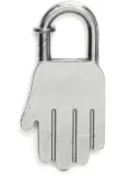 Hermès Pre-Owned 2002 Cadena hand-motif padlock charm - Silver