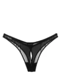 Maison Close open thong - Black