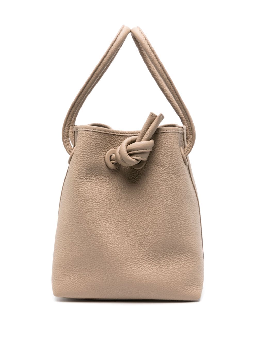 Shop Vasic Mini Bond Tote Bag In Brown