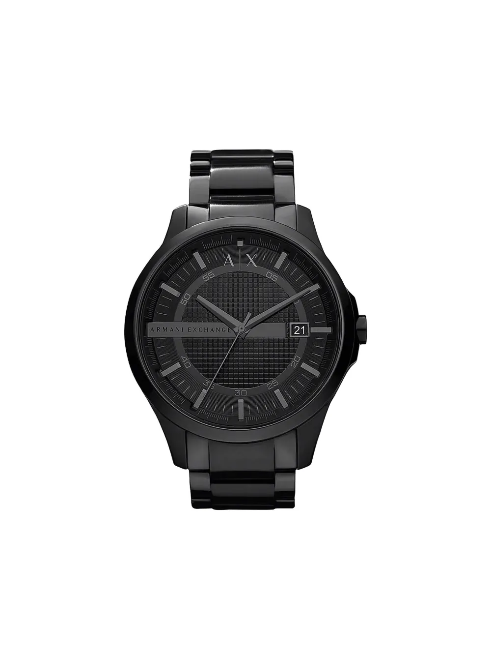 Armani Exchange round face 46mm | Black | Image 1