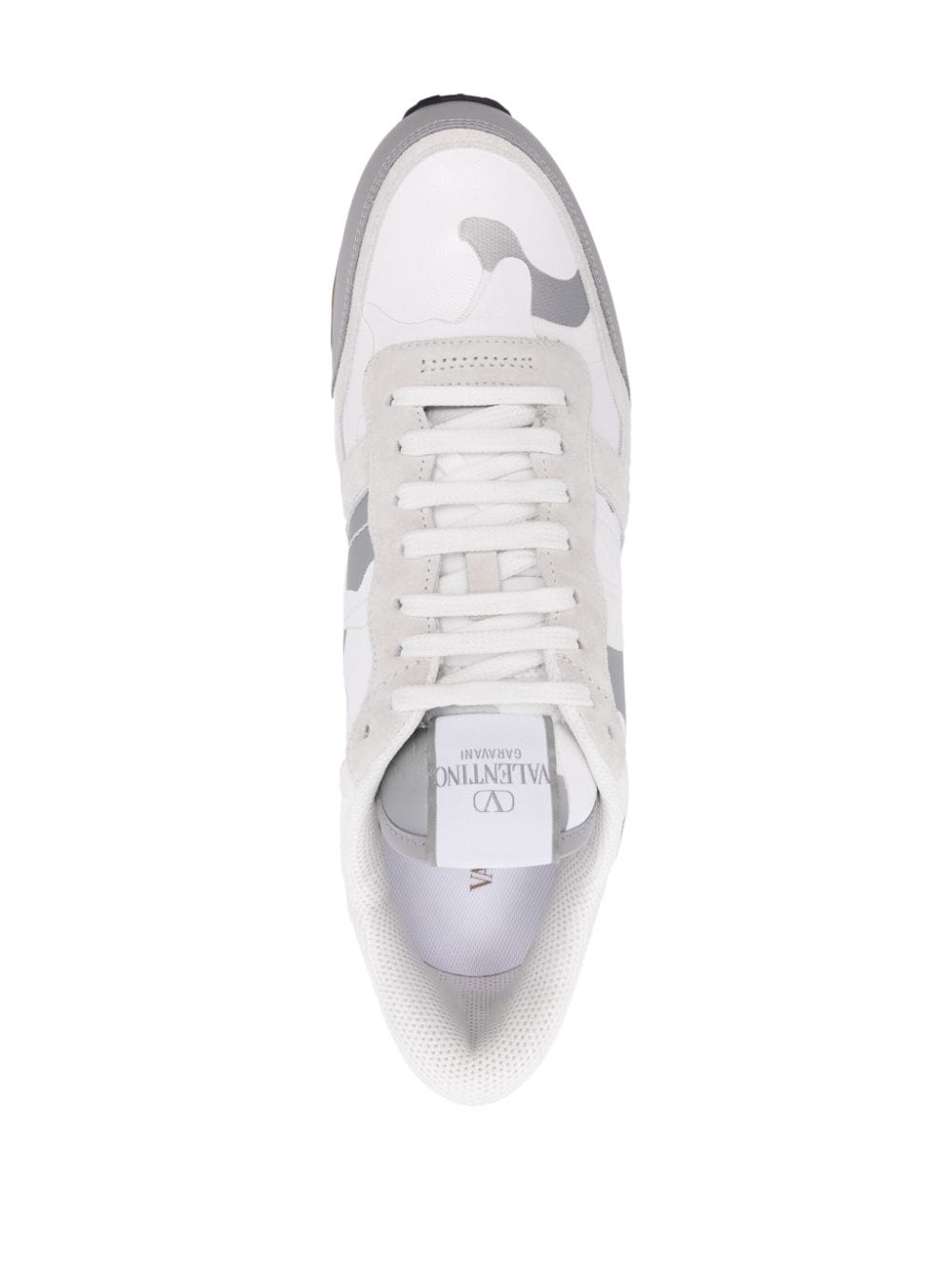 Shop Valentino Rockrunner Sneakers In White