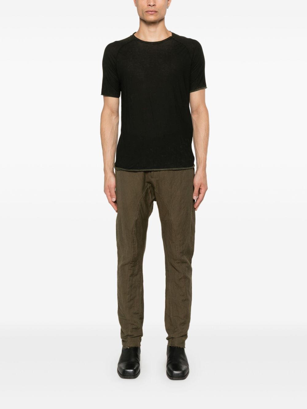 Masnada tapered trousers - Groen