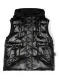 John Richmond Junior logo-patch jacket - Black
