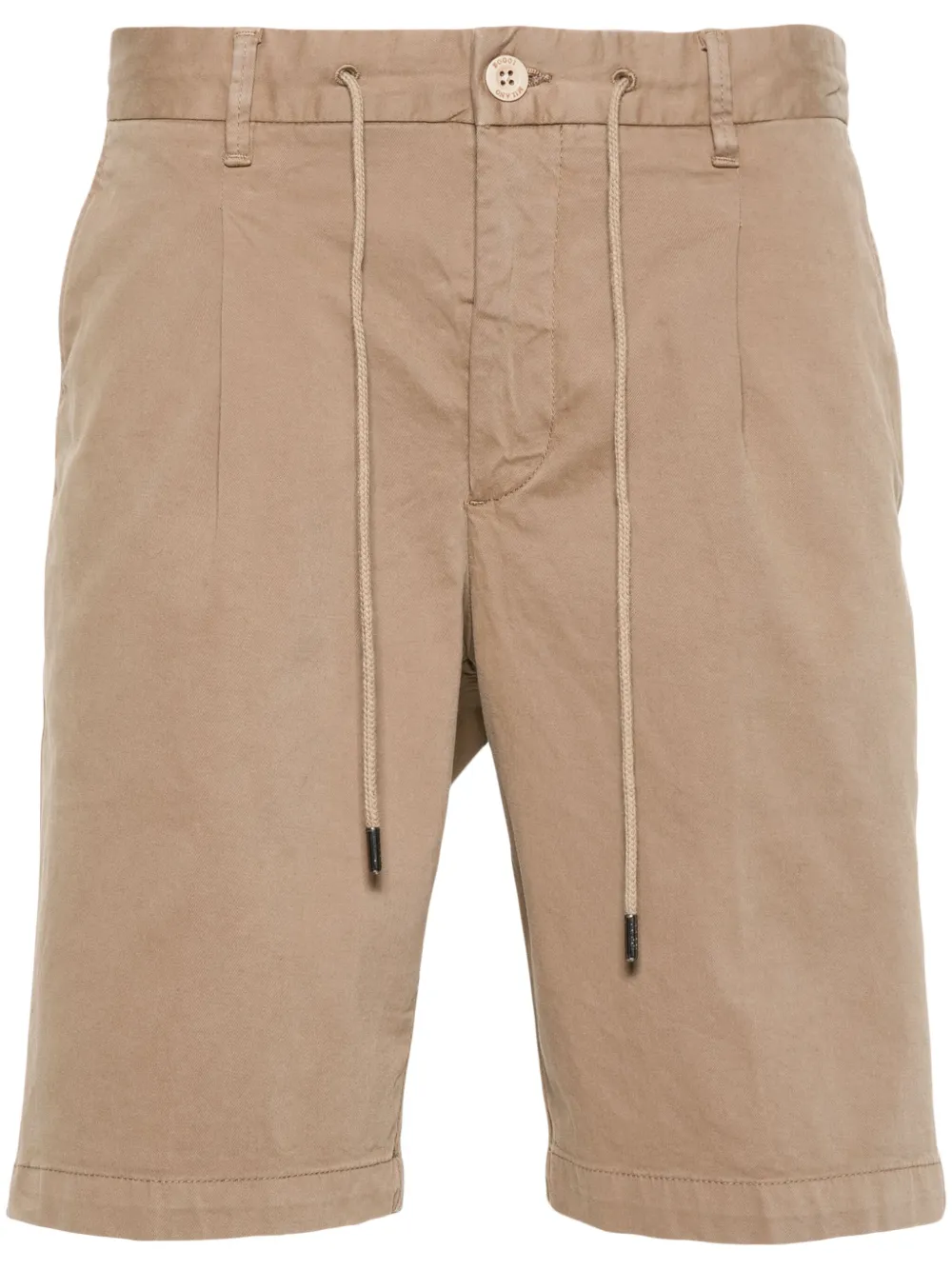 Boggi Milano Bermuda shorts van stretch-katoen Beige