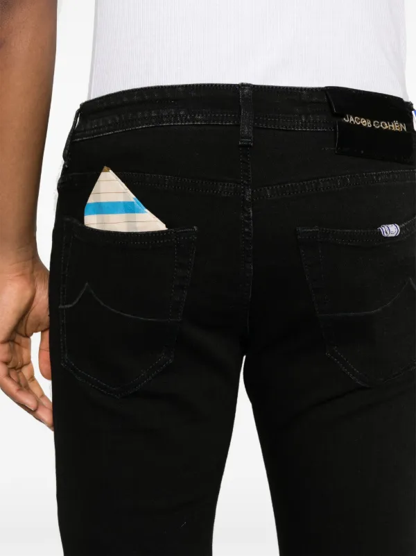 【新品タグ付】JACOB COHEN NICK Slim Fit Size38 Jacob Cohën Nick Slim Jeans | Black | FARFETCH AO