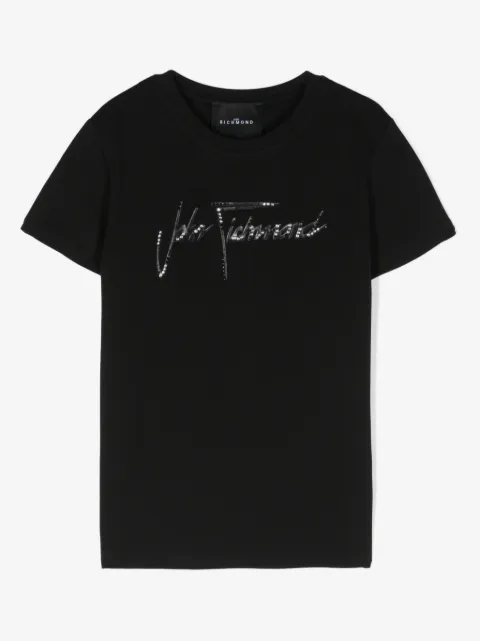John Richmond Junior logo-print T-shirt
