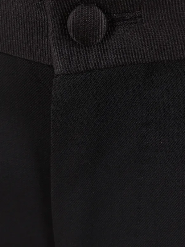 【DOLCE&GABBANA】プレス クリース テーラード パンツ Dolce & Gabbana テーラードパンツ | ブラック | FARFETCH JP