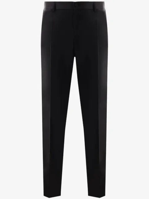 Dolce & Gabbana pressed-crease tailored-cut trousers
