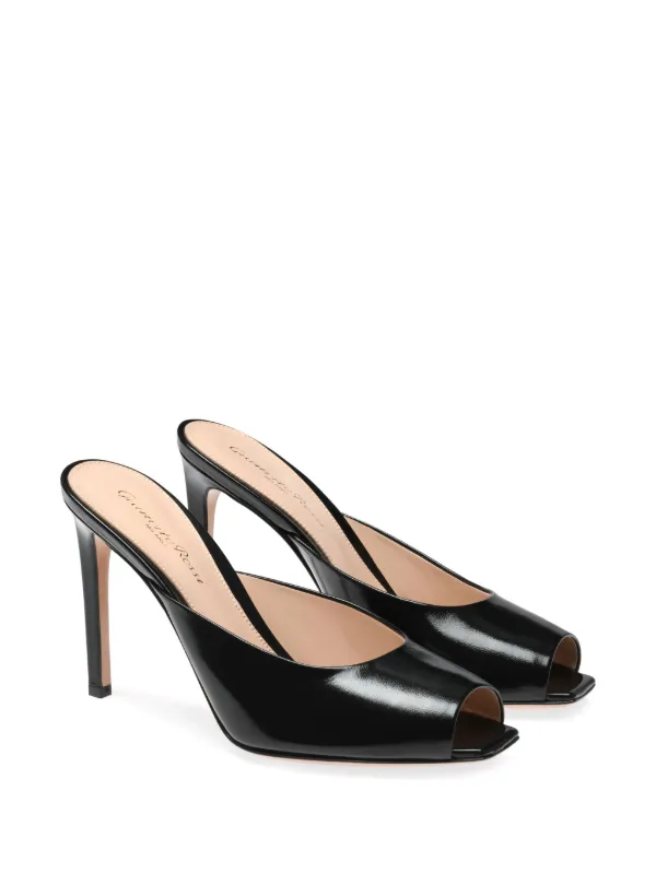 Gianvito Rossi Ethel 95mm Mules | Black | FARFETCH