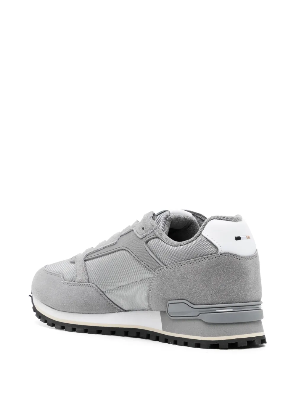 BOSS Sneakers met logo-reliëf Grijs