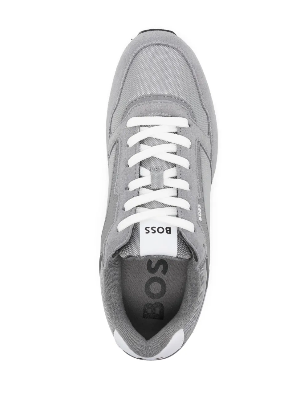 BOSS Sneakers met logo-reliëf Grijs