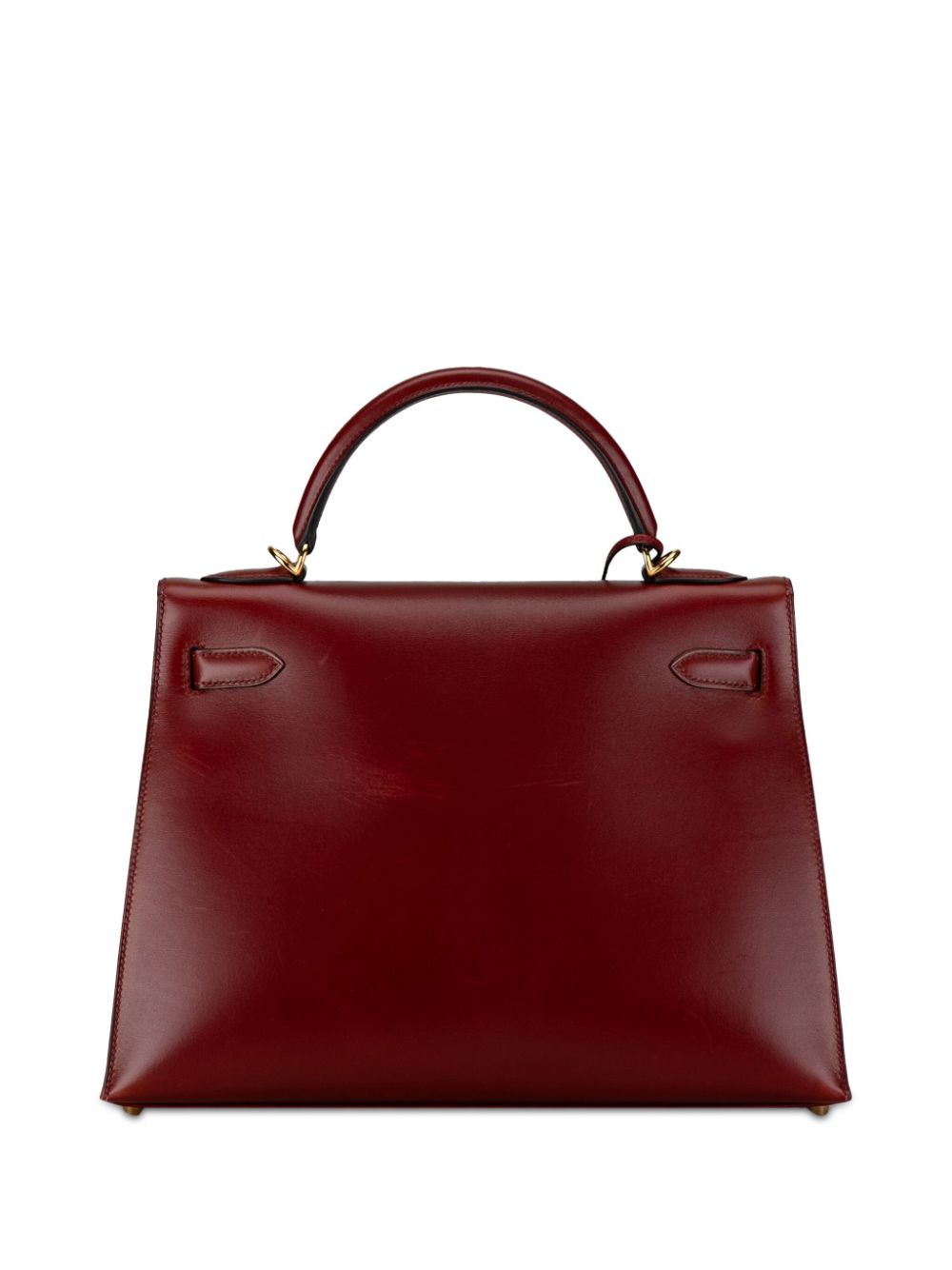 Hermès Pre-Owned 2002 Box Calf Kelly Sellier 32 satchel - Rood