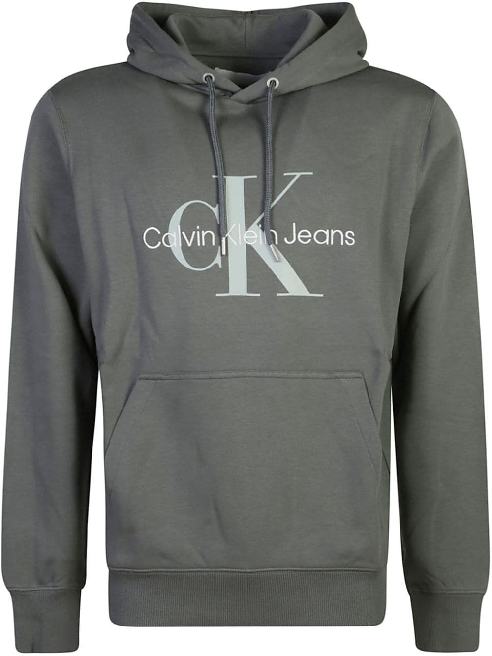 Calvin Klein Jeans Logo-print hoodie - Grigio