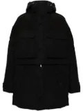 HELIOT EMIL Elementary parka coat - Black