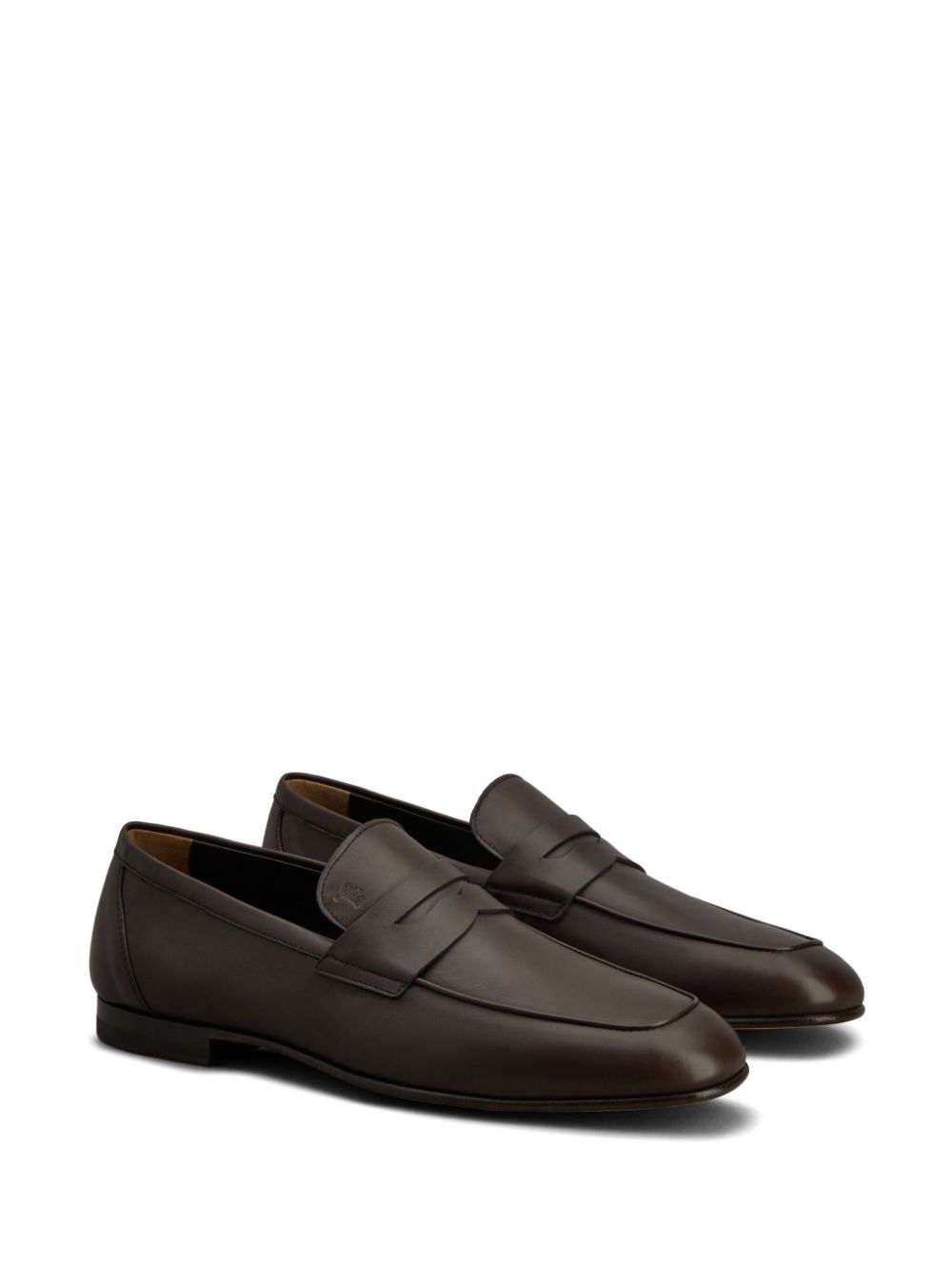 Tod's leather loafers Brown