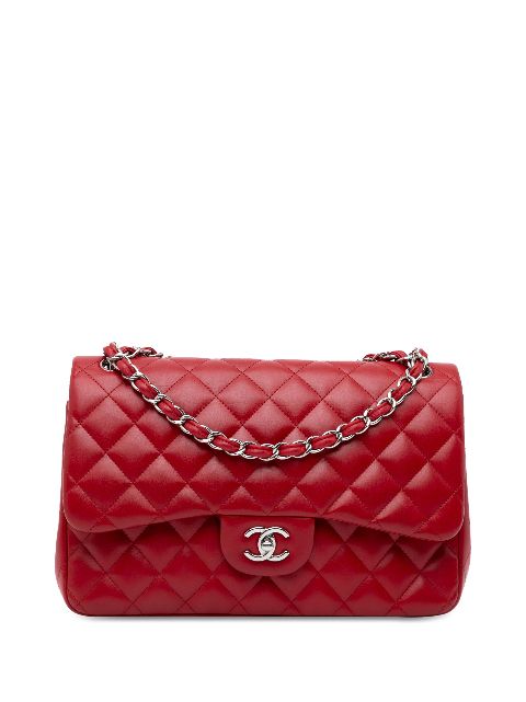 Cheap HOT SALE CHANEL 2012-2013 Jumbo Classic Lambskin Double Flap shoulder bag Women