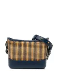 CHANEL Pre-Owned 2019 Small Rattan Gabrielle crossbody bag - Blue