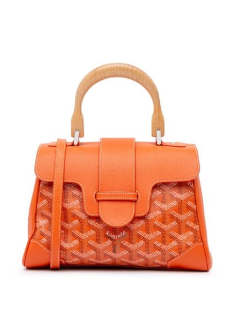 Goyard Pre-Owned 2019 Mini Goyardine Saigon Souple satchel