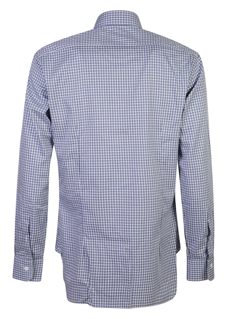 Barba checked shirt - Wit