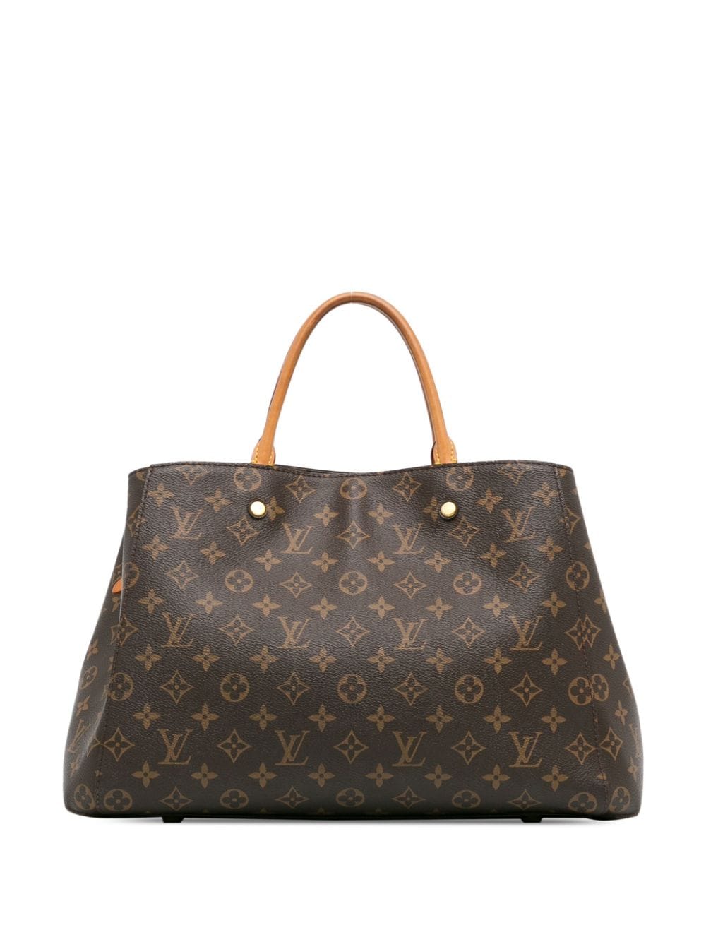 Louis Vuitton Pre-Owned 2018 Monogram Montaigne GM satchel - Bruin