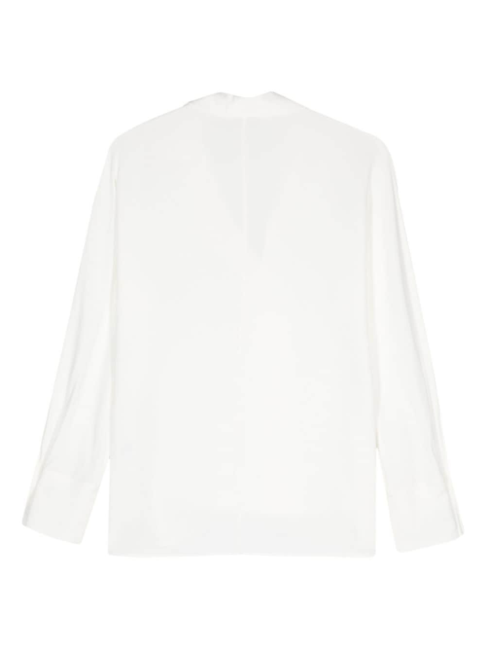 Antonelli Blouse met V-hals - Wit