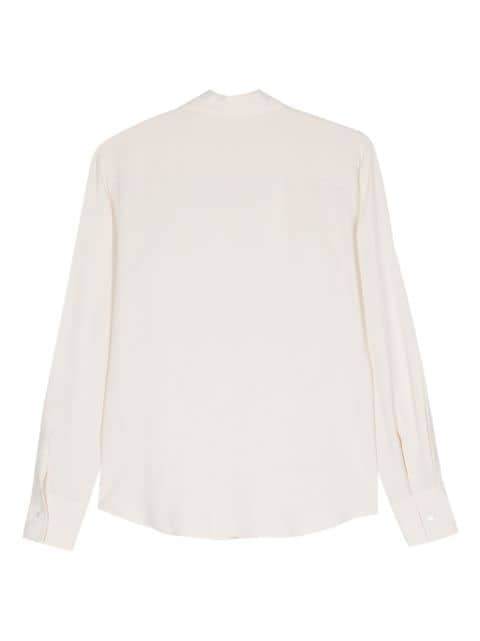 crepe-texture shirt